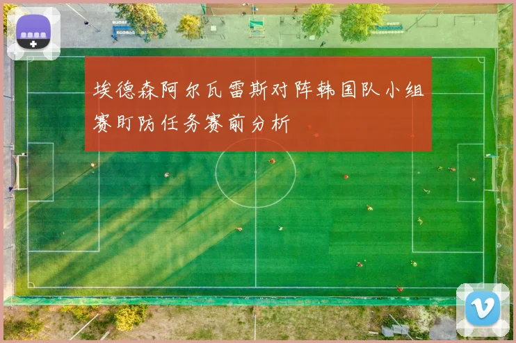 埃德森阿尔瓦雷斯对阵韩国队小组赛盯防任务赛前分析